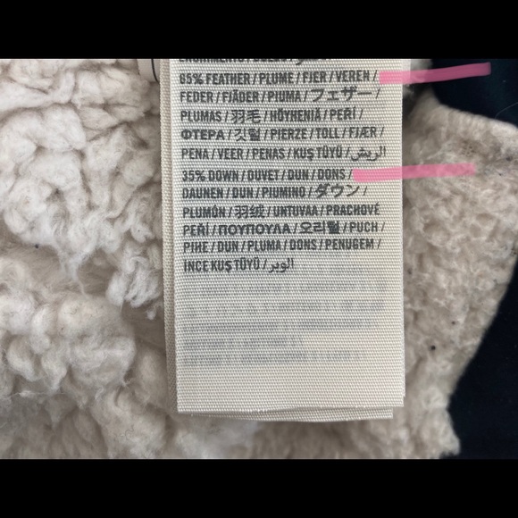 HOLLISTER Navy Blue Down Sherpa Vest XS - Picture 9 of 10